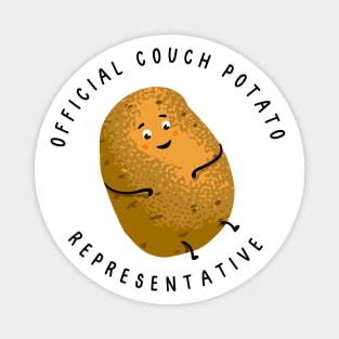 Official Couch Potato Representative Magnet